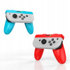 Rukojeti JYS Handgrip pro Joy-Con, modré a červené