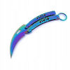 Nôž - Butterfly knife Butterfly Rainbow Rainbow Karambit CS (Nôž - Butterfly knife Butterfly Rainbow Rainbow Karambit CS)