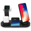 Interlook WD-02 | QI dok pre Apple iPhone Airpods Watch | 15W bezdrôtová nabíjačka | 3 konektory - USB-C / Lightning / Micro USB