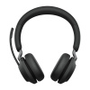 Jabra Evolve2 65, MS Stereo Slúchadlá s mikrofónom Bezdrôtový Pres hlavu Kancelária / call centrum USB Typ-A Bluetooth Čierna (26599-999-999)