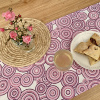 Šál MANDALA ECO lila 45 x 130 cm