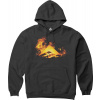 pánska mikina EMERICA TRIANGLE BLAZE HOODIE Black L