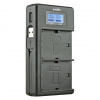 Nabíjačka Jupio Jupio USB Dedicated Duo Charger LCD pre Sony NP-FM50, NP-F550/F750/F970
