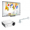 Fixné umiestnenie na stenu (interaktívna tabuľa, projektor, držiak, kabeláž) Vivitek DX335-ST Avtek WallMount Next 1200 Avtek TT-Board 90 Pro