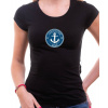 namornicke tricko, Farba čierna, Strih/ Variant Dámsky
