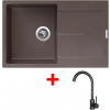 Sinks Ultima 790 Marone + Arco čierny matný