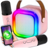 SADA NA KARAOKE PRE DETI 2 MIKROFÓNY BEZDRÔTOVÝ REPRODUKTOR NA BLUETOOTH