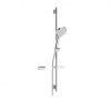 Hansa Activejet Set sprchovej hlavice, 1 prúd, tyče a hadice, svetlosivá/chróm 84370110