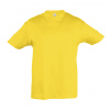 SOĽS Regent Kids Detské tričko s krátkym rukávom SL11970 Gold 04A