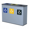 Zostava na triedenie odpadu EKO STATION 3 x 60 L