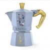 Bialetti Moka Express Bridgerton 3 šálky (Moka konvička - modrá - 3 šálky)