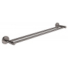 Grohe Essentials - Dvojramenný držiak na uteráky, tmavý grafit 40802A01