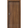 PORTA Doors SET Rámové dvere LINE, vzor D.1, farba Orech Modena 1, so zárubňou a kľučkou PD-LINE-D1-ORECHMODENA1
