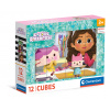 Clementoni Obrázkové kocky - Gabby´s Dollhouse, 12 kociek