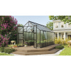 Skleník Vitavia Olymp 11500 polykarbonát 4 mm 257x448 cm čierny vr. základového rámu