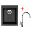 Sinks CUBE 410 Granblack + Vitalia G8630
