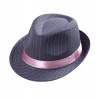 Klobúk FEDORA gangstera ŠEDÁ gangsterská mafia