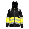 PORTWEST HI-VIS PW3 CLASS 1 EXTREME PW368 / Reflexná nepremokavá bunda - HV žltá/čierna M
