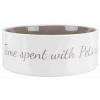 Pet´s home keramická miska, krémovo/ hnedosivá 0,8 l/o 16 cm