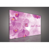 Obraz na plátne obdĺžnik - OB0163 - Ružové kvety 100cm x 75cm - O1