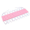 LED modul 6013, 3x 2835, 1.5W, 12V Ružová
