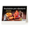 Helma Stolový kalendár riadkový 22,6x13,9 cm - Kuchárka pre všetkých 2026