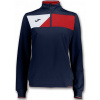 Joma Dámska tréningová mikina SWEATSHIRT CREW II NAVY-RED WOMAN Veľkosť: 2XS