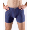 Pánské boxerky s delší nohavičkou GINO 74167P černá šedá L/XL