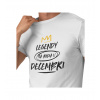 Pánske tričko biele - Legendy sa rodia v decembri 4XL