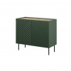 Cama Meble Dizajnová komoda ONDA 2D, Labrador/dub artisan