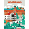 CUKROVÁ TLAČ jedlý obrázok na tortu Cukrová hmota Európa Poľsko Varšava + MENO