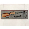 Snow Wolf Airsoftový samopal PPSH-41 EBB, celokov, pravé drevo (SW-09W) - VRÁTENÝ VE 14 DŇACH