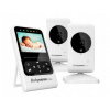 Elektronická opatrovateľka stráže 7290017603438 biela (Elektronické kamery Nanny 2 LCD Babysense)