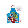 BrandMac Zástera pre deti s kuchárskou čiapkou Avengers