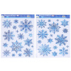 Wiky Dekorácia okenná 41x29 cm Vločky VIANOCE
