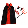 Kostým pre chlapca- Devil's outfit Forks Cornucom Diabol lastovič Halloween (Devil's Devil Outfit Forks Horns Halloween kostým)