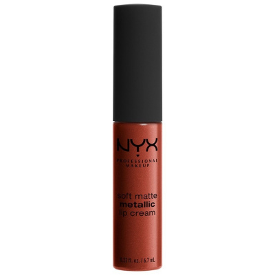 NYX Professional Makeup Líčenie Pier Soft Matte Metallic Lip Cream 12 - Dubai Rúž 14.5 g
