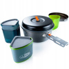 Sada hrncov GSI Outdoors Pinnacle Base Camper čierna