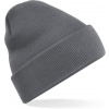 BEECHFIELD B 45R RECYCLED ORIGINAL / Pletená čiapka - graphite grey Univerzálna