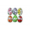 Kraslice plast 7ks set 60/40mm bodka, mix farieb