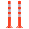 Dopravné zahradzovacie stĺpiky, 2 ks plast 75 cm-ForU-142828