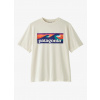 Detské tričko Patagonia Cap SW T-Shirt - boardshort logo/white