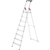 Hliníkový stojací rebrík so stupňami StandardLine L60 ,nosnosť 150 kg Hailo