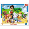 Trefl deskové Paw Patrol/Tlapková patrola na stopě 37x29cm 25 dielov ve fólii v boxu