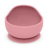 Petite&Mars Miska silikónová s prísavkou TAKE&MATCH Dusty Rose 6m + 350 ml