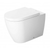 Duravit ME by Starck Stojace WC, zadný odpad, biela/matná biela 2169092600