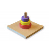 Moyo Montessori Moyo Montessori Tri farebné kruhy na kolíku