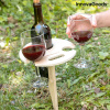InnovaGoods V0103486 Prenosný zapichovací držiak na víno Winnek