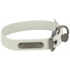 CityStyle odolný obojok potiahnutý PVC, M-L: 40-47 cm, 25 mm, svetlosivá
