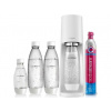SodaStream Terra White Mega pack + 2 fľaše Fuse 1l + fľaša 0,5l + bombička CO2